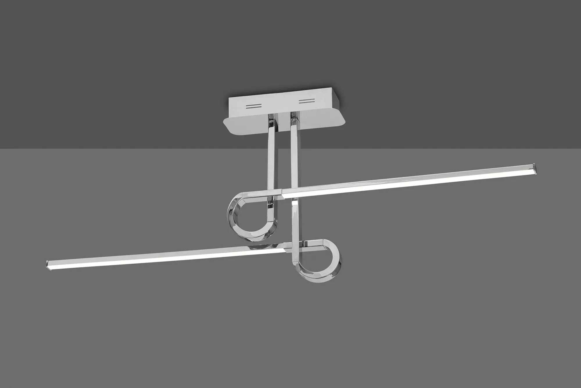 Cinto Polished Chrome Ceiling Lights Mantra Linear Fittings